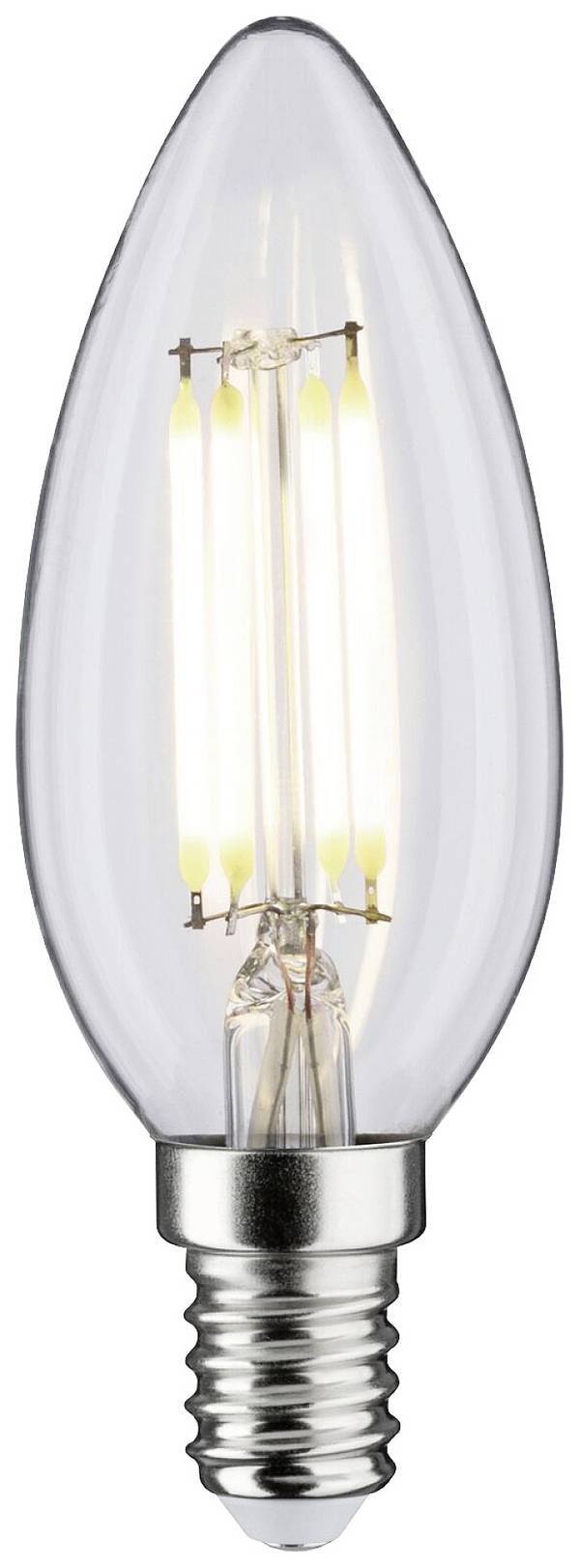 Paulmann 28915 LED EEK F (A - G) E14 svečasta oblika 4.8 W = 40 W nevtralno bela (Ø x V) 35 mm x 98 mm  1 kos