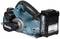 Makita XGT-strugar z 40V-akumulatorjem, ščetnim motorjem in ergonomsko zasnovo, primeren za natančno rezanje in obdelavo lesa.