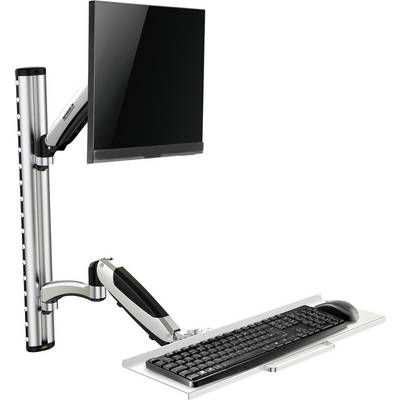 Zaslon in tipkovnica sta nameščena na nastavljiv stenski nosilec, ki omogoča ergonomske delovne položaje.