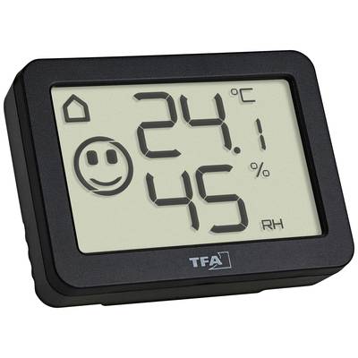 TFA Dostmann  termo/higrometer črna