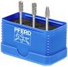 PFERD TOOLS 21901404 set roto rezkarjev trda kovina Premer gredi 3 mm 3-delni