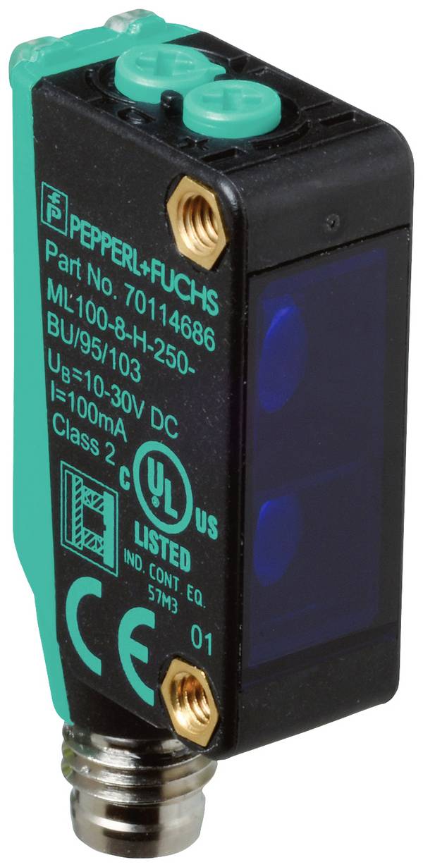 Pepperl+Fuchs odbojno svetlobno tipalo ML100-8-H-250-BU/95/103 70114686 dnevno preklapljanje 1 kos