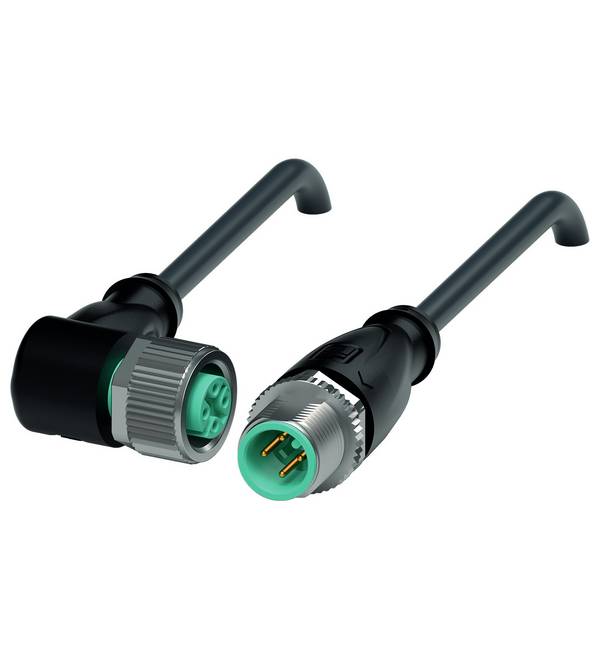 Pepperl+Fuchs 240776-100003 konektor za senzor/aktuator, konfekcioniran M12 x 1 30 m Število polov: 4, 4 1 kos
