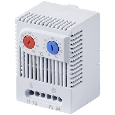 TRU COMPONENTS termostat TC-ZR011  1 zapiralo, 1 odpiralo (D x Š x V) 67 x 46 x 50 mm  1 kos