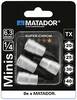 Matador Schraubwerkzeuge TX20-40 set vijačnih nastavkov 1/4" (6.3 mm) 4-delni 20929040