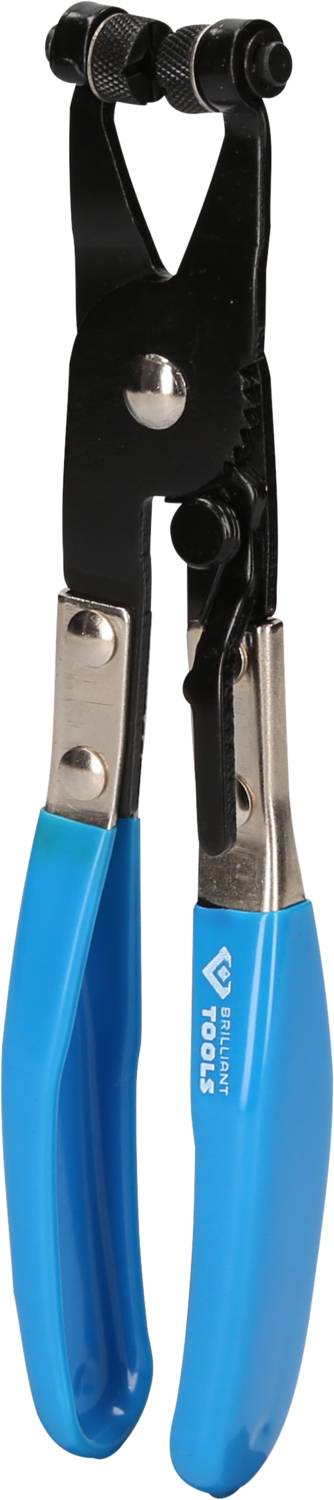 Modro-črne klešče z ergonomsko oblikovanimi ročaji in nastavljivo mehaniko, primerne za rokodelska dela.