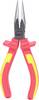KS Tools 117.1117 polokrogle ploščate klešče ravno orodno jeklo 165 mm