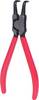 KS Tools 500.1026 klešče za vstavljanje varnostnih obročev Primerno za (klešče za obročke) zunanji obroči 19-60 mm Oblika konice (podrobnosti) ukrivljena pod 90° kotom