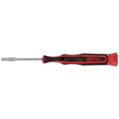 Črn in rdeč izvijač z ergonomskim ročajem in napisom 'KS TOOLS' na ročaju.