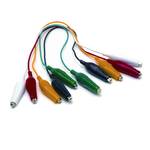 Mueller Electric BU-00286 merilni kabel, komplet [priključek s sponkami - ] črna, zelena, rdeča, bela, rumena