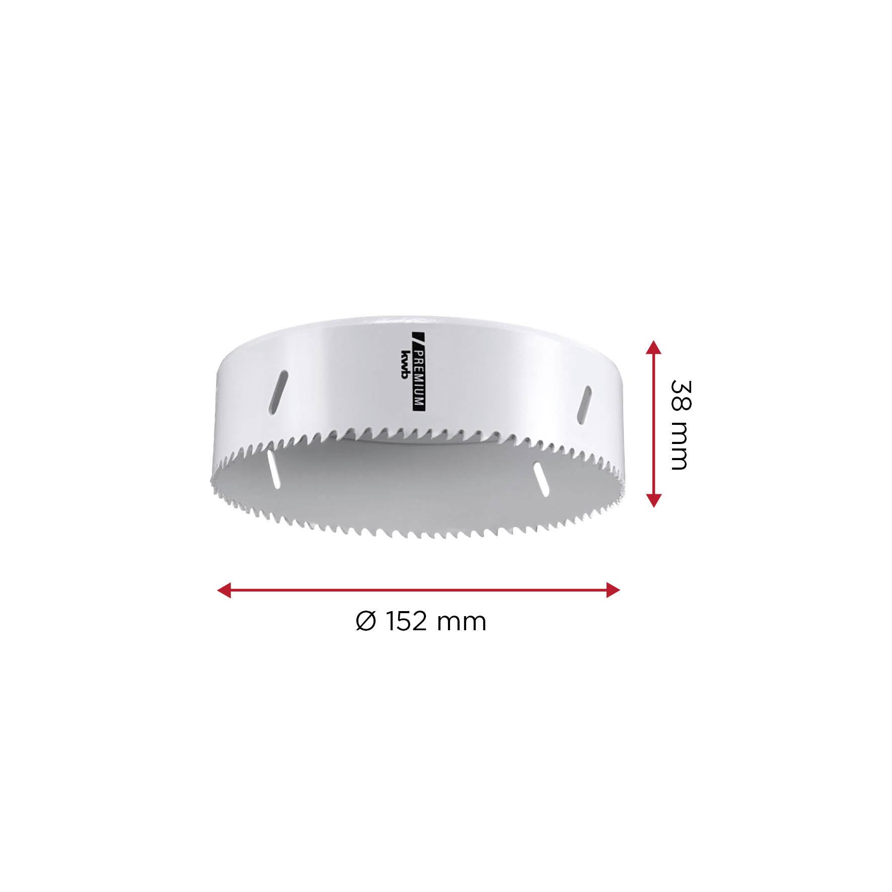 kwb 598152 kronska žaga 152 mm C45 1 kos-4