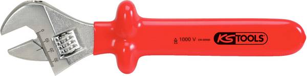 Nastavljiv ključ z zaščitno izolacijo, 30 mm  KS Tools  117.1253