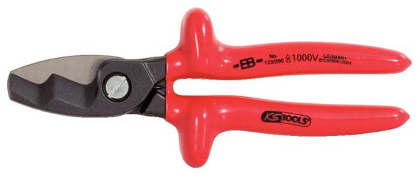 1000 V dvorezne škarje za kable, 200 mm  KS Tools  117.1270