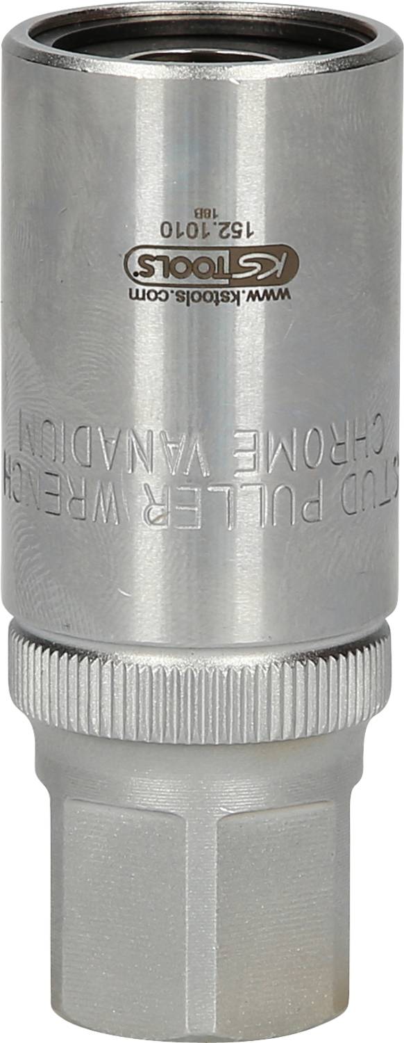 Kovinski vijačni ključ z vgraviranim napisom 'CHROME VANADIUM' in oznako proizvajalca, primeren za vijačenje.