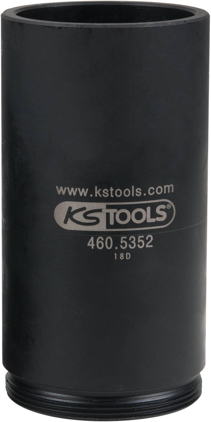 Cilindrično orodje znamke KS Tools, produktna številka 460.5352, črn material, verjetno namenjeno mehanskim aplikacijam.