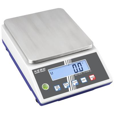 Kern PCB 6000-1 natančna tehtnica Območje tehtanja 6 kg Berljivosti 0.1 g preko vtičnega napajalnika, baterijsko sivo be-0