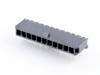 Molex vgradna standardna letev z moškimi kontakti Skupno število polov 11 Osnovna mreža: 3.00 mm 436501103 1 kos Tray
