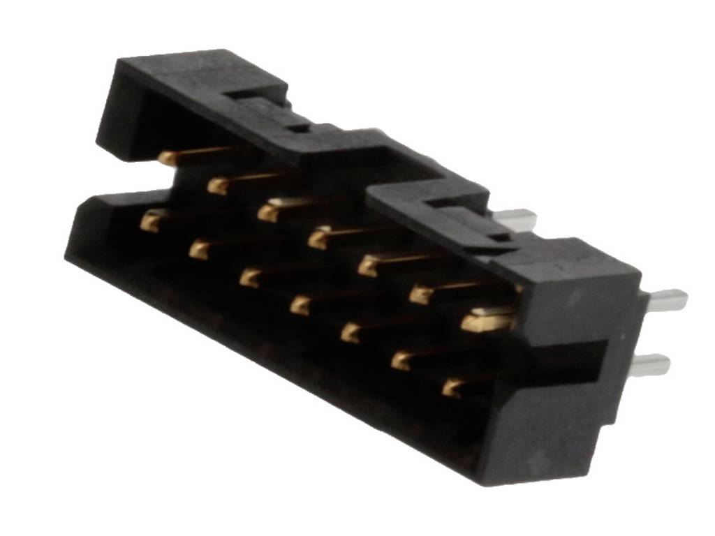 Molex 878311435 letev z moškimi kontakti z zapahom Osnovna mreža: 2.00 mm Skupno število polov: 14 Število vrst: 2 1 kos Tube