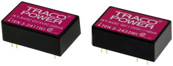TracoPower TEN 3-4823WI DC/DC pretvornik, tiskano vezje 48 V/DC 15 V/DC, -15 V/DC 100 mA 3 W Število izhodov: 2 x Vsebina, količina, vsebina količinskih enot na prodajno enoto 1 kos