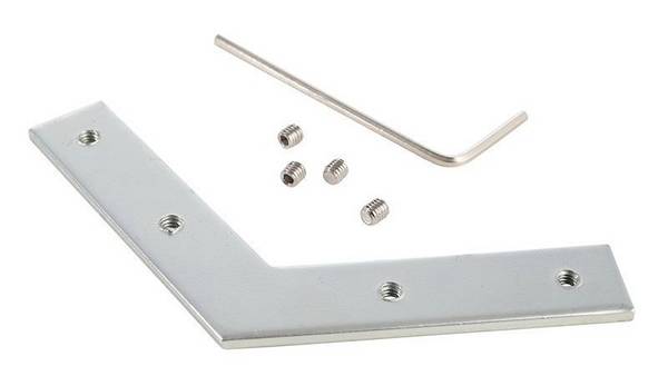 Deko Light 987026 Nutenstein / Eckverbinder 120° kovina (Š x V) 12 mm x 2 mm 1 kos