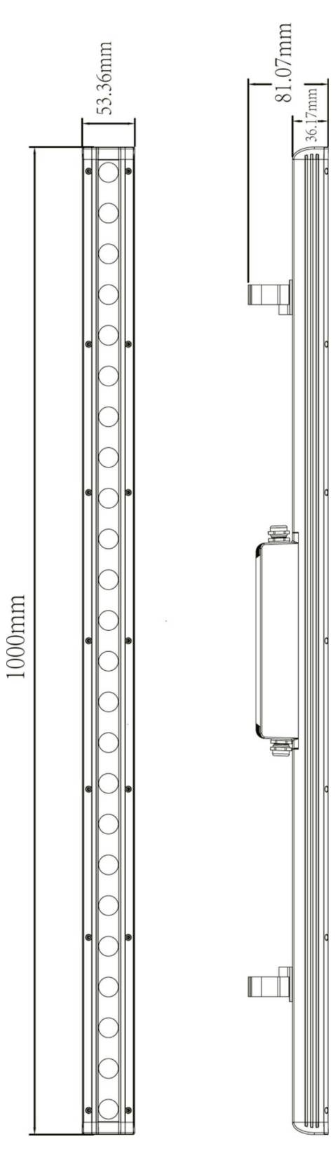 Deko Light Wallwasher Caph 732072 dekorativna svetilka LED 60 W EEK: G (A - G) RGB, toplo bela grafitno siva (RAL 7024)-9