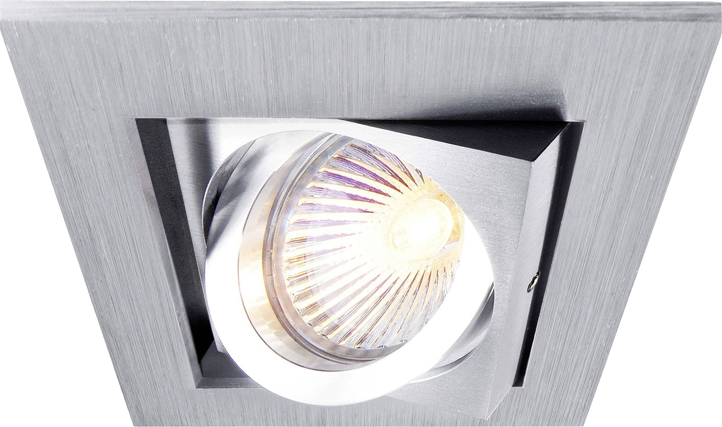 Deko Light Kardan I 110100 stropni vgradni obroč LED, halogenka GU5.3, MR 16 50 W srebrna