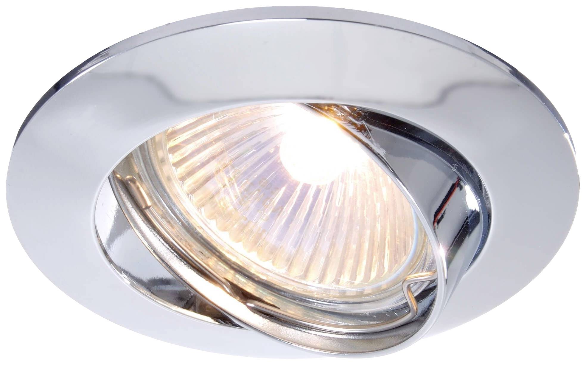 Deko Light Einbauring 68 GU5.3 449201 stropni vgradni obroč LED, halogenka GU5.3, MR 16 35 W srebrna