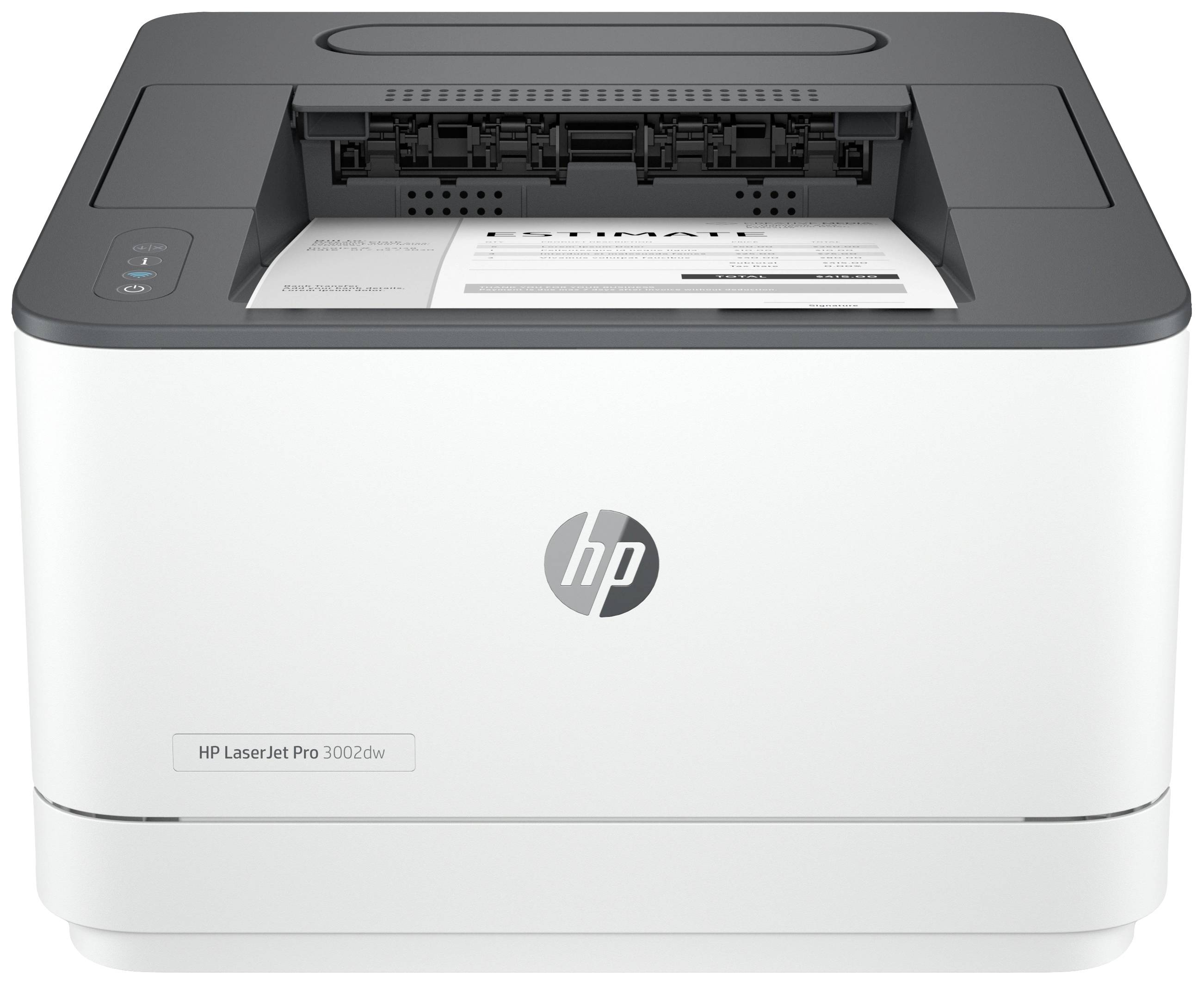 HP LaserJet Pro 3002dw tiskalnik tiska dokument.