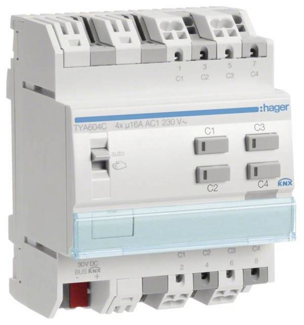 Hager KNX TYA604C pogon za žaluzije