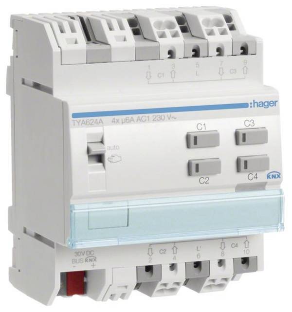 Hager KNX TYA624A krmiljenje rolete