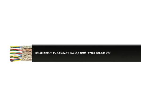 HELU  ploščati kabel 4 G 10 mm² + 4 G 10 mm² črna 27097-500 500 m