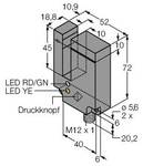 Turck viličasti fotoelektrični senzor SL10VB6VQ 3058324 1 kos