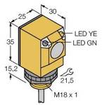 Turck odbojni fotoelektrični senzor Q25SP6LP W/30 3033865 1 kos