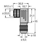 Turck 6904723 konektor za senzor/aktuator, konfekcioniran 1 kos