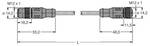 Turck U0392-150 konektor za senzor/aktuator, konfekcioniran 1 kos
