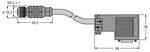 Turck U0334-1 konektor za senzor/aktuator, konfekcioniran 1 kos
