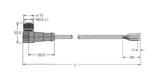 Turck U0422-110 konektor za senzor/aktuator, konfekcioniran 1 kos