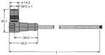 Turck U0438-0 konektor za senzor/aktuator, konfekcioniran 1 kos