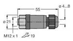 Turck 6914538 konektor za senzor/aktuator, nekonfekcioniran 1 kos