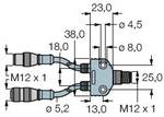 Turck U3-00770 konektor za senzor/aktuator, konfekcioniran 1 kos