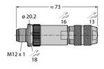 Turck 6604218 konektor za senzor/aktuator, konfekcioniran 1 kos