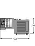 Turck 6780102 konektor za senzor/aktuator, konfekcioniran 1 kos