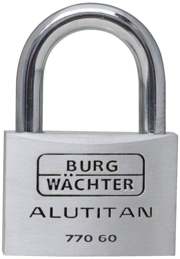 Burg Wächter 36121 ključavnica obešanka 70.00 mm različno zapiranje   aluminij zaklepanje s ključem
