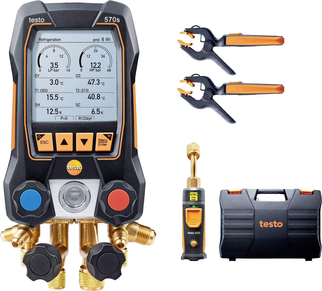 merilnik hladilne tekočine testo 570s-Set