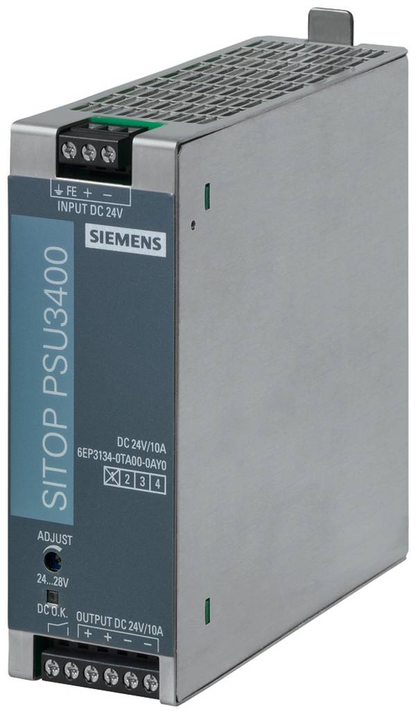 Siemens 6EP31340TA000AY0 napajanje za DIN-letev       Vsebina, količina, vsebina količinskih enot na prodajno enoto 1 kos