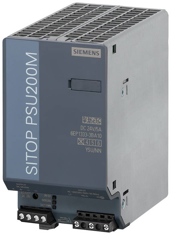 Siemens 6AG13333BA107AA0 napajanje za DIN-letev  24 V/DC 5 A 120 W   Vsebina, količina, vsebina količinskih enot na prodajno enoto 1 kos