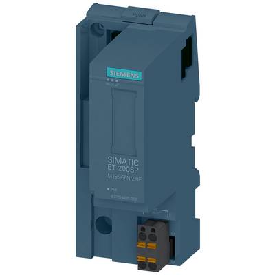 Industrijski elektronski modul 'SIMATIC ET 200SP' podjetja Siemens, modelna številka IM 155-6PN/2 HF, za procesno avtomatizacijo.