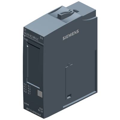 Elektronska naprava z napisom 'SIEMENS', verjetno krmilni ali stikalni element, v temni barvi in blocni obliki.