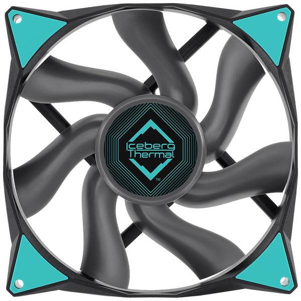 Iceberg Thermal IceGALE ventilator za ohišje računalnika črna