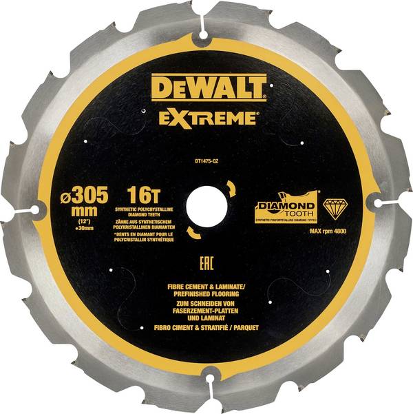 DEWALT DT1475-QZ DT1475-QZ list krožne žage 305 x 30 x 1.8 mm 1 kos